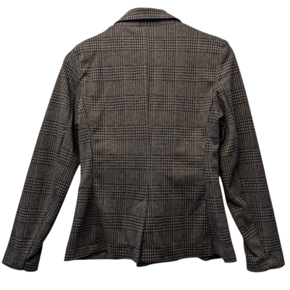 Love Tree‎ Blazer Houndstooth Plaid Jacket Women Office Academic Old Money Sz S - Picture 2 of 14